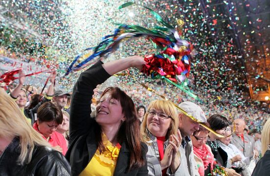 23rd Slavic Bazaar International Arts Festival in Vitebsk. Opening ceremony