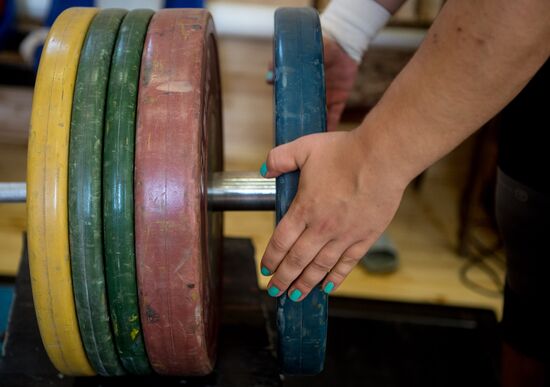Russian weightlifter Tatyana Kashirina
