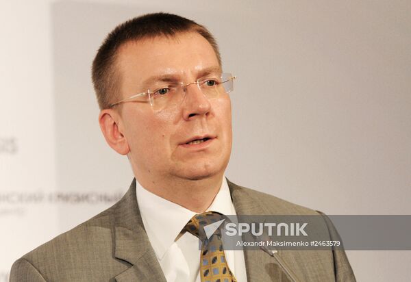 Icelandic, Latvian foreign ministers hold press briefing in Kiev