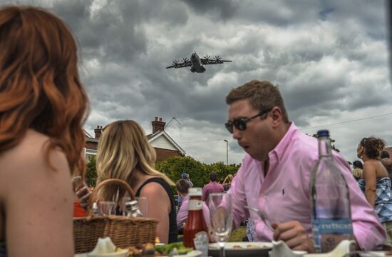 Farnborough International Airshow 2014. Day three