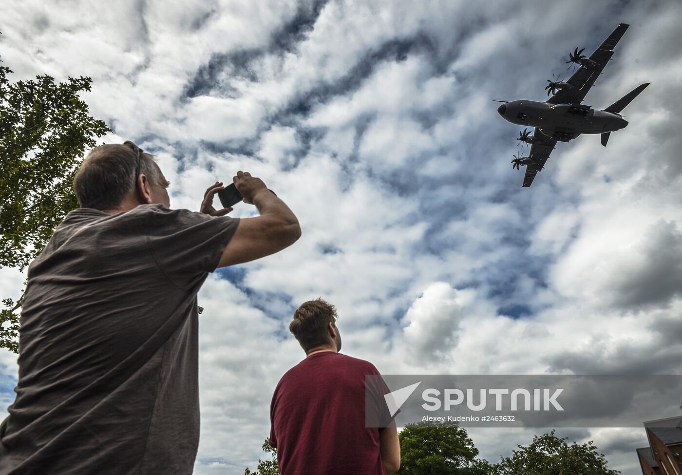 Farnborough International Airshow 2014. Day three