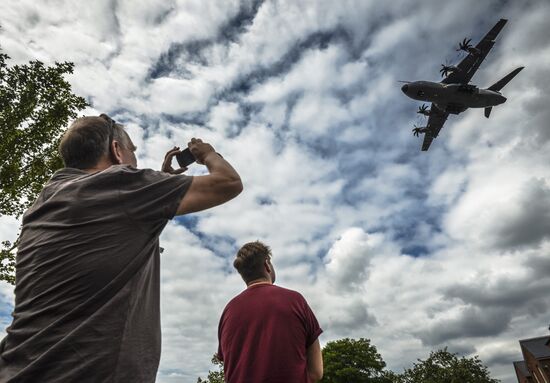 Farnborough International Airshow 2014. Day three