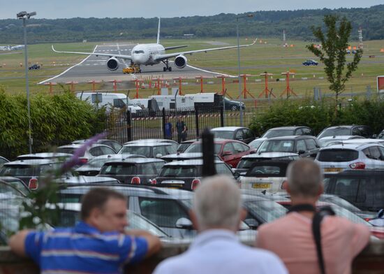 Farnborough International Airshow 2014. Day three