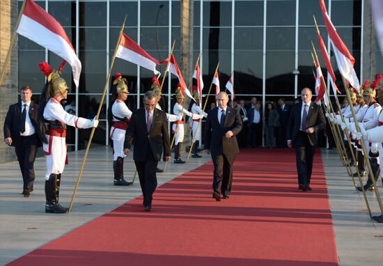 Vladimir Putin's official visit to Brazil. Day Four
