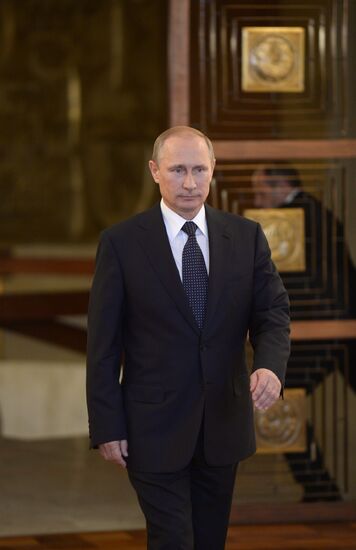 Vladimir Putin's official visit to Brazil. Day four