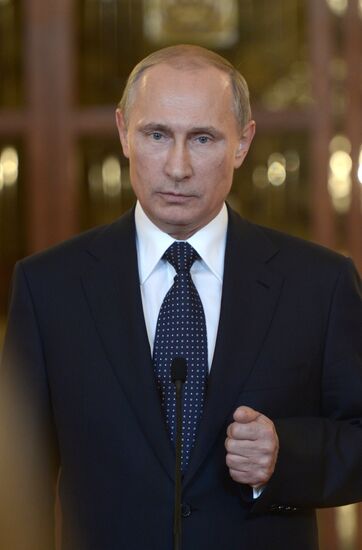 Vladimir Putin's official visit to Brazil. Day four