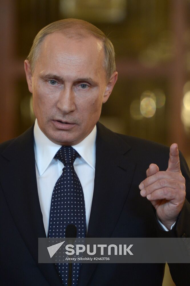 Vladimir Putin's official visit to Brazil. Day four