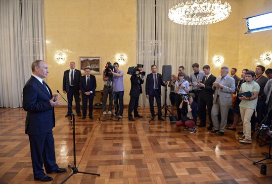 Vladimir Putin's official visit to Brazil. Day four