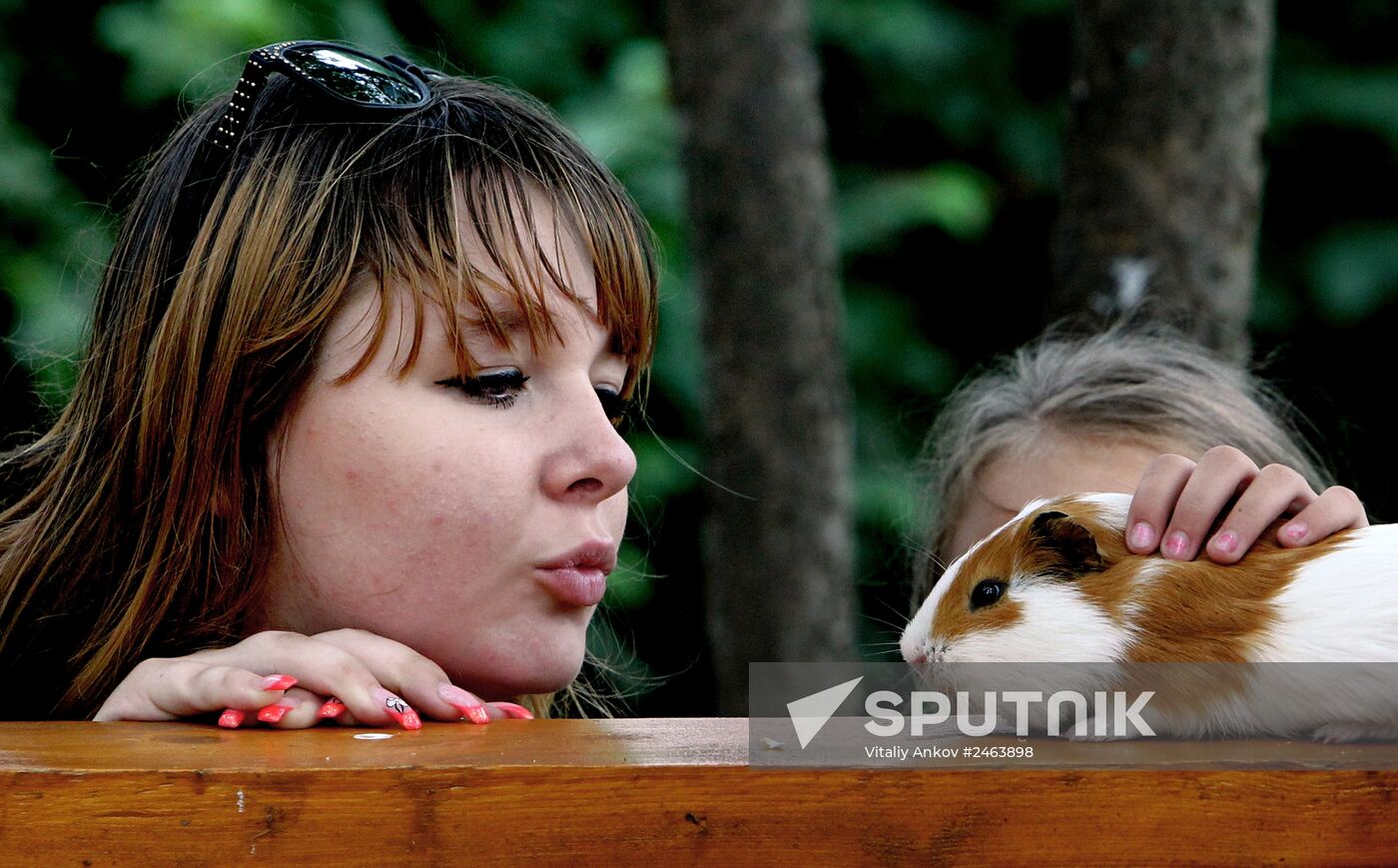 Petting zoo in Vladivostok