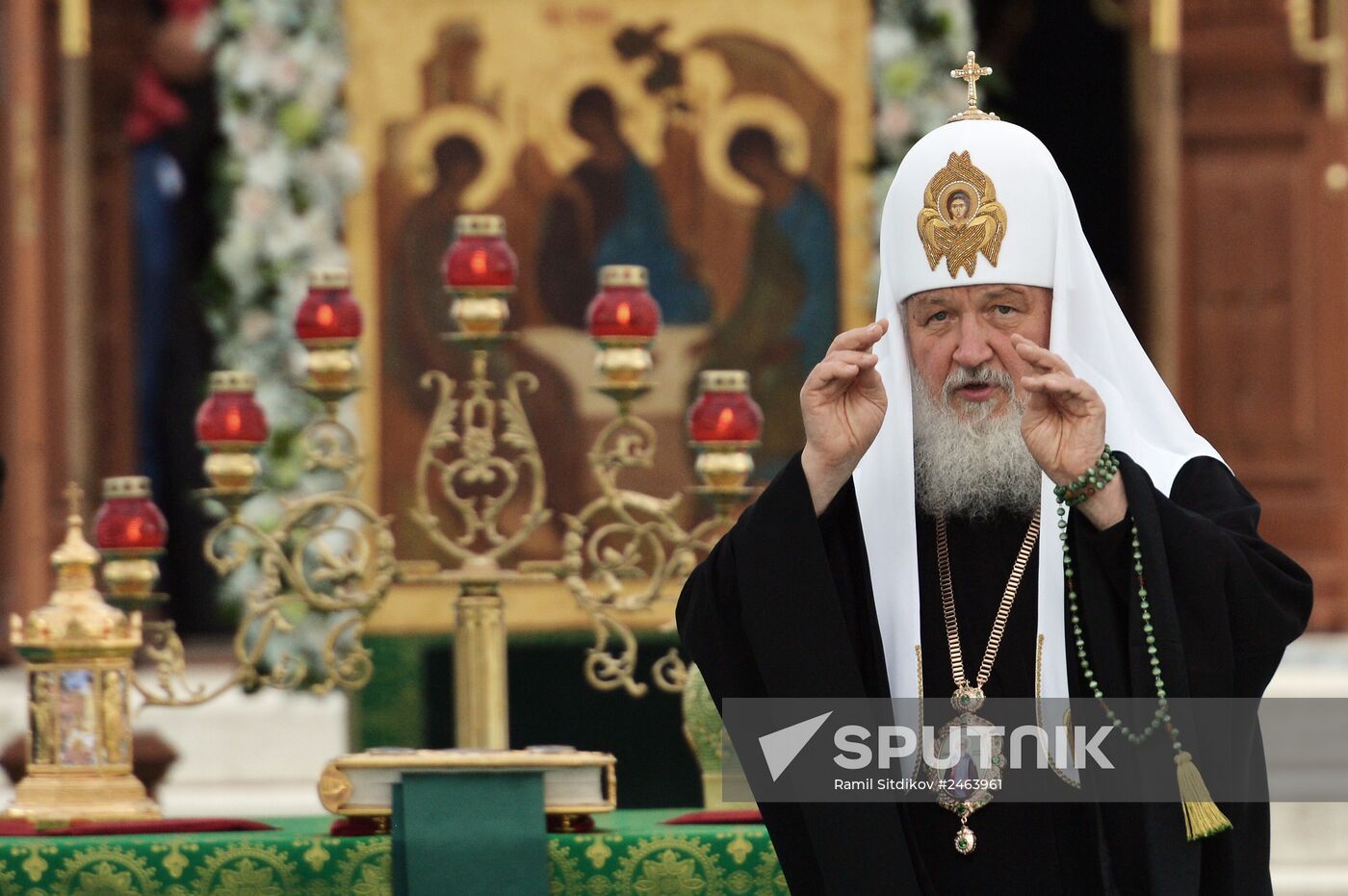 Celebrations of 700th birthday anniversary of St Sergius of Radonezh. Day Two