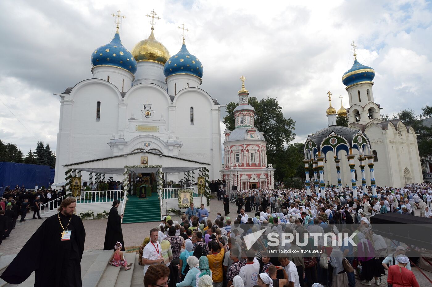 Celebrations of 700th birthday anniversary of St Sergius of Radonezh. Day Two