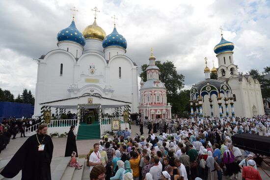 Celebrations of 700th birthday anniversary of St Sergius of Radonezh. Day Two