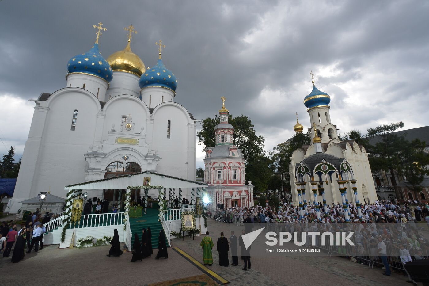 Celebrations of 700th birthday anniversary of St. Sergius of Radonezh. Day Two