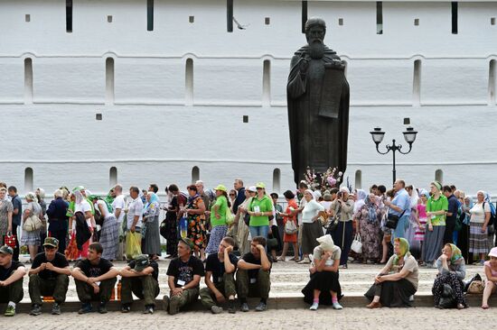 Celebrations marking the 700th birthday anniversary of Reverend St. Sergius of Radonezh