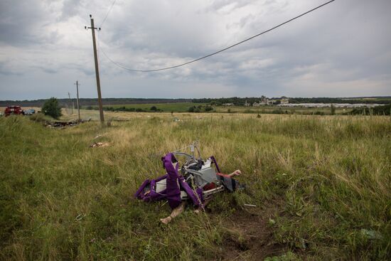 Malaysian Boeing crashes in Ukraine