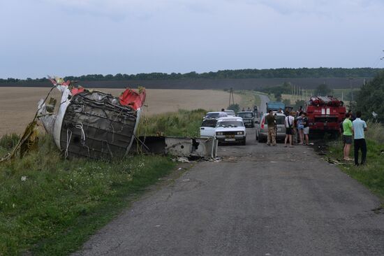 Malaysian Boeing crashes in Ukraine