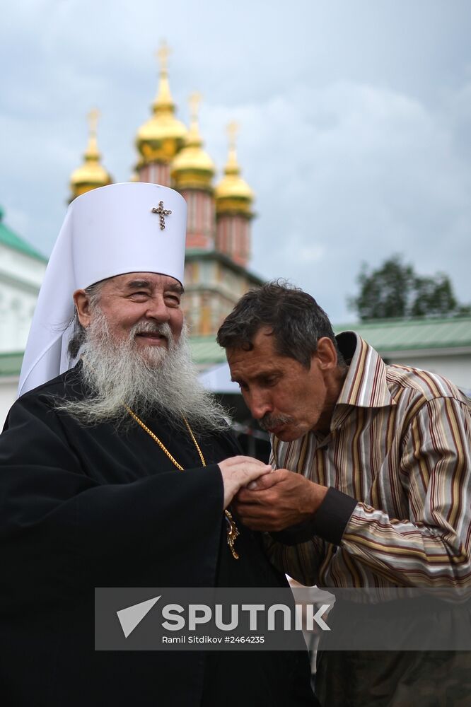 Celebrations marking the 700th birthday anniversary of the Reverend St. Sergius of Radonezh. Day Two