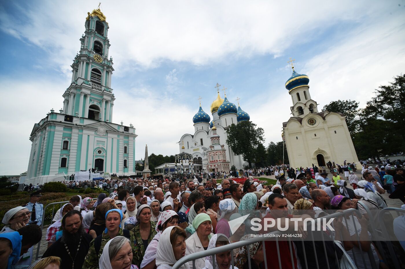 Celebrations marking the 700th birthday anniversary of the Reverend St. Sergius of Radonezh. Day Two