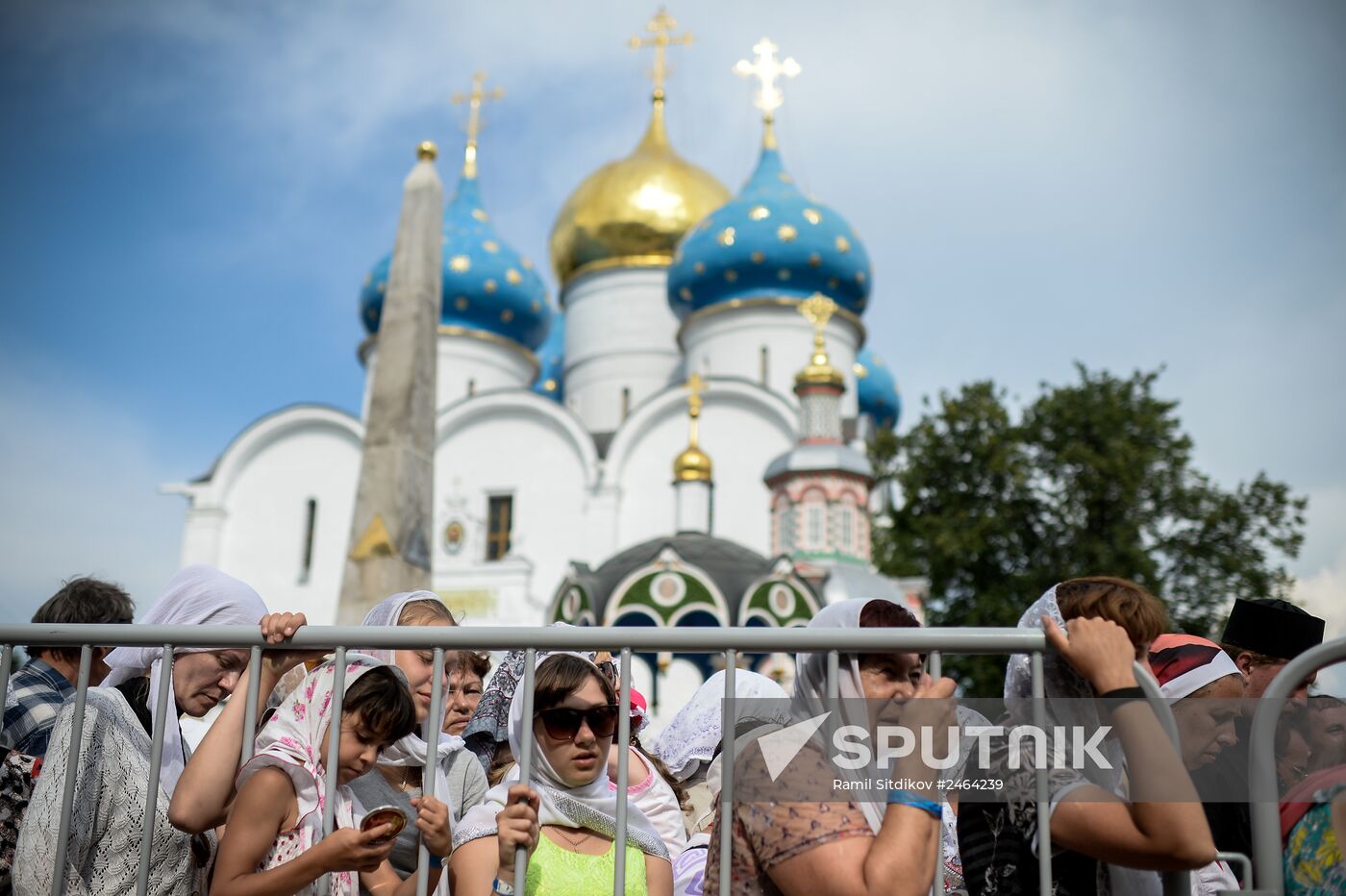 Celebrations marking the 700th birthday anniversary of the Reverend St. Sergius of Radonezh. Day Two