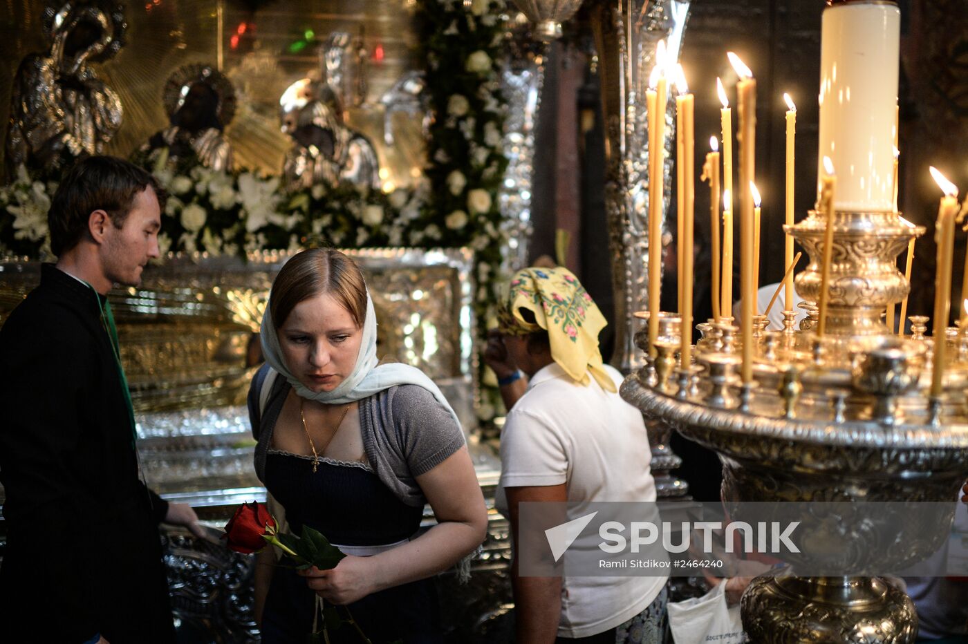 Celebrations marking the 700th birthday anniversary of the Reverend St. Sergius of Radonezh. Day Two