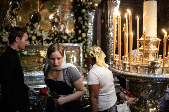 Celebrations marking the 700th birthday anniversary of the Reverend St. Sergius of Radonezh. Day Two