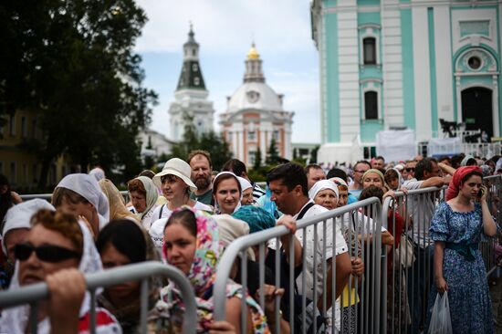 Celebrations marking the 700th birthday anniversary of the Reverend St. Sergius of Radonezh. Day Two