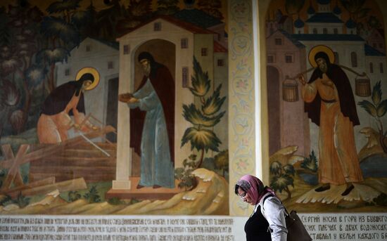 Celebrations marking the 700th birthday anniversary of the Reverend St. Sergius of Radonezh. Day Two