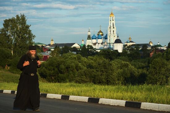 Celebrations marking the 700th birthday anniversary of the Reverend St. Sergius of Radonezh. Day Two