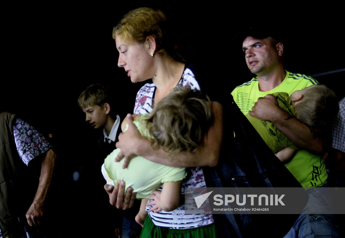 Ukrainian refugees arrive in Veliky Novgorod