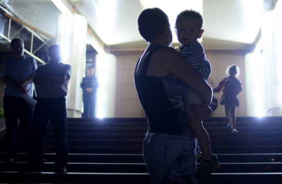Ukrainian refugees arrive in Veliky Novgorod