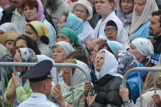 Celebrations marking the 700th birthday anniversary of the Reverend St. Sergius of Radonezh. Day Three