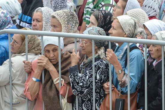Celebrations marking the 700th birthday anniversary of the Reverend St. Sergius of Radonezh. Day Three
