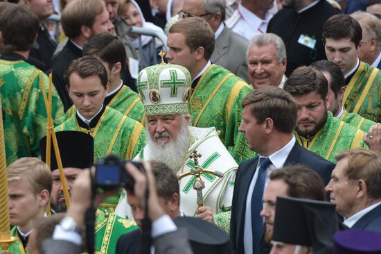 Celebrations marking the 700th birthday anniversary of the Reverend St. Sergius of Radonezh. Day Three