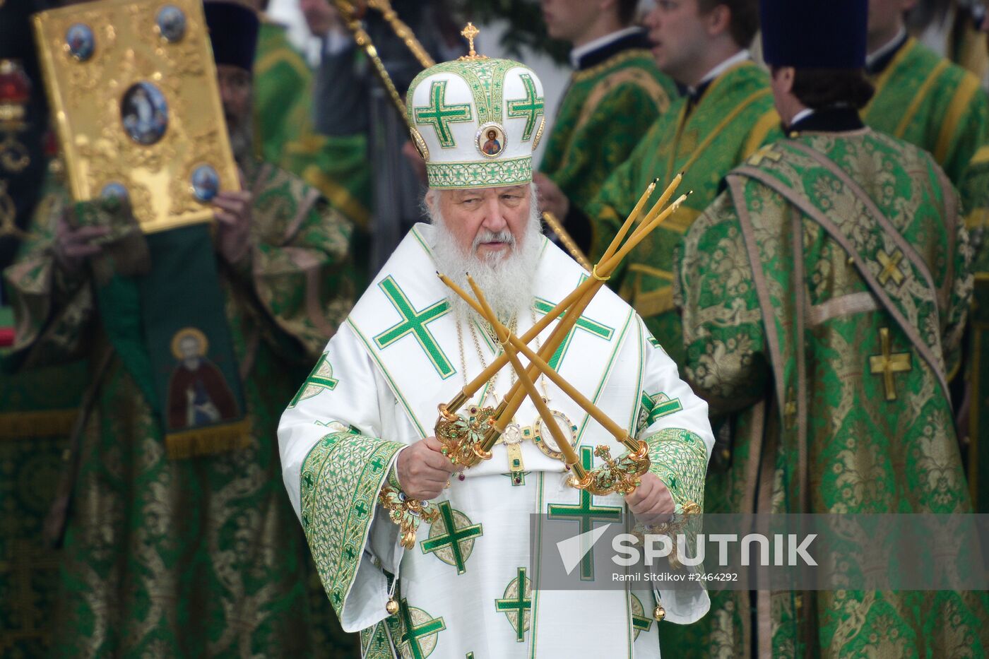 Celebrations marking the 700th birthday anniversary of the Reverend St. Sergius of Radonezh. Day Three