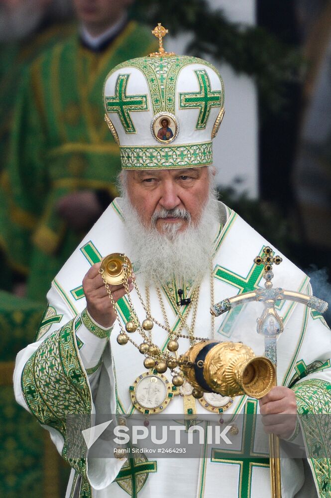 Celebrations marking the 700th birthday anniversary of the Reverend St. Sergius of Radonezh. Day Three