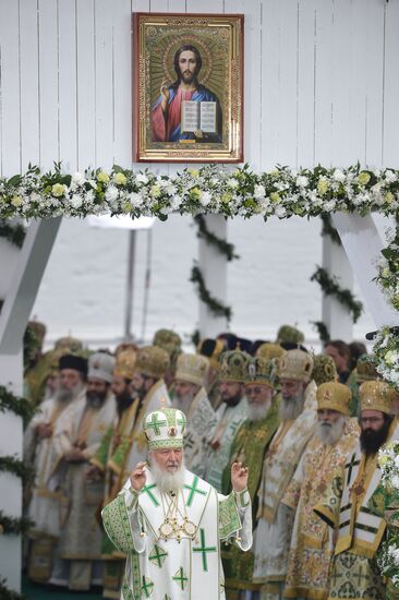 Celebrations marking the 700th birthday anniversary of the Reverend St. Sergius of Radonezh. Day Three
