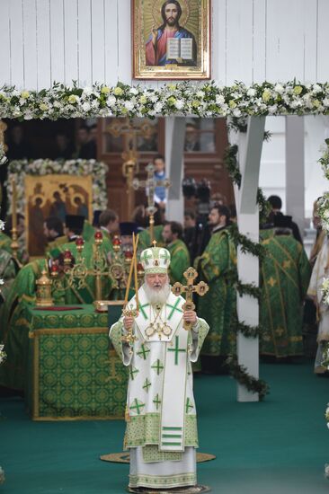 Celebrations marking the 700th birthday anniversary of the Reverend St. Sergius of Radonezh. Day Three