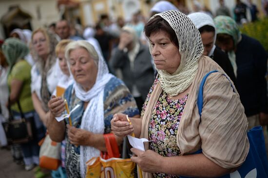 Celebrations marking the 700th birthday anniversary of the Reverend St. Sergius of Radonezh. Day Three