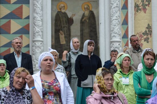 Celebrations marking the 700th birthday anniversary of the Reverend St. Sergius of Radonezh. Day Three