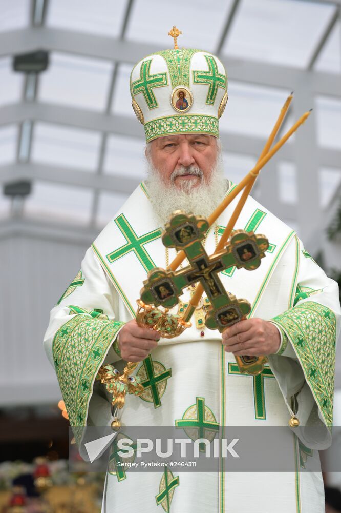 Celebrations marking the 700th birthday anniversary of the Reverend St. Sergius of Radonezh. Day Three