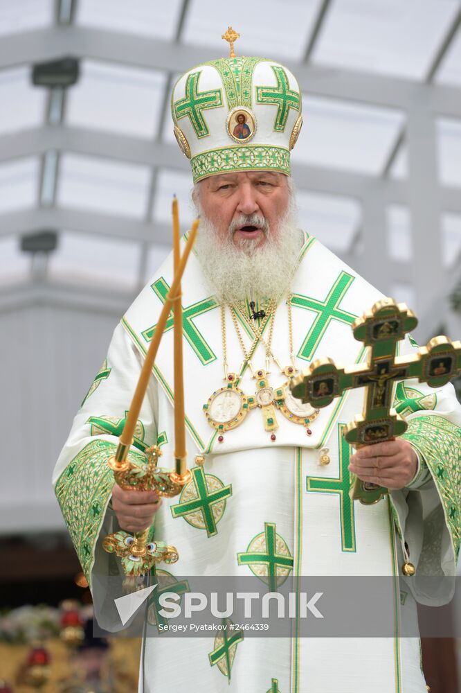 Celebrations marking the 700th birthday anniversary of the Reverend St. Sergius of Radonezh. Day Three