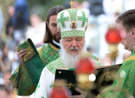 Celebrations marking the 700th birthday anniversary of the Reverend St. Sergius of Radonezh. Day Three