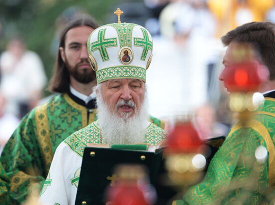 Celebrations marking the 700th birthday anniversary of the Reverend St. Sergius of Radonezh. Day Three