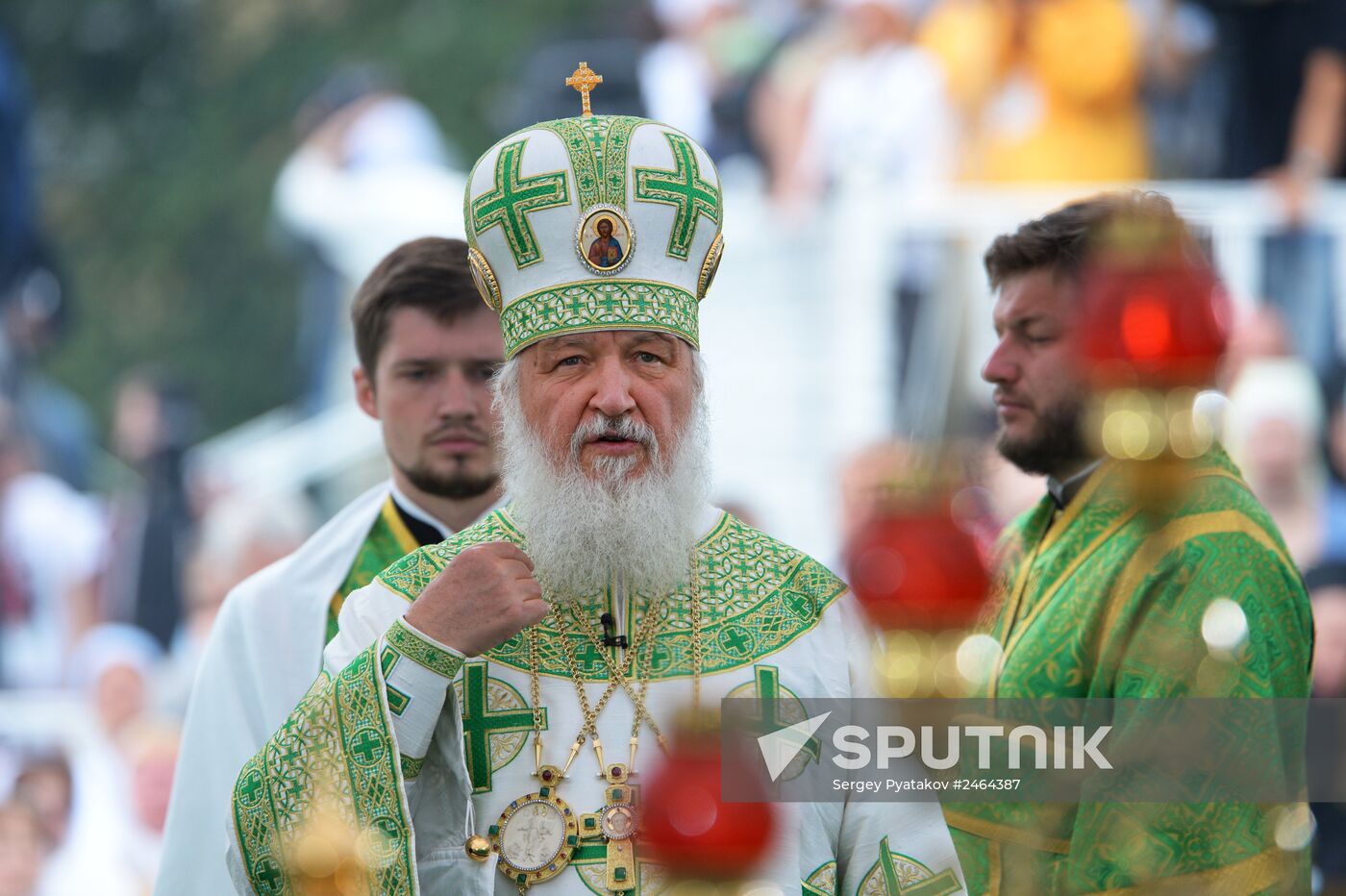Celebrations marking the 700th birthday anniversary of the Reverend St. Sergius of Radonezh. Day Three