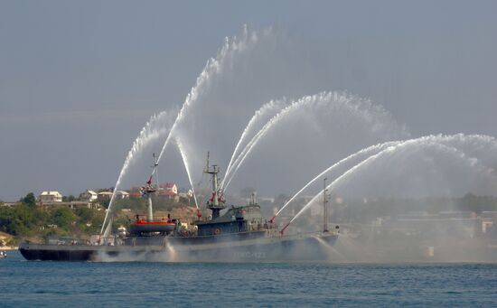 Navy Day parade rehearsed in Sevastopol