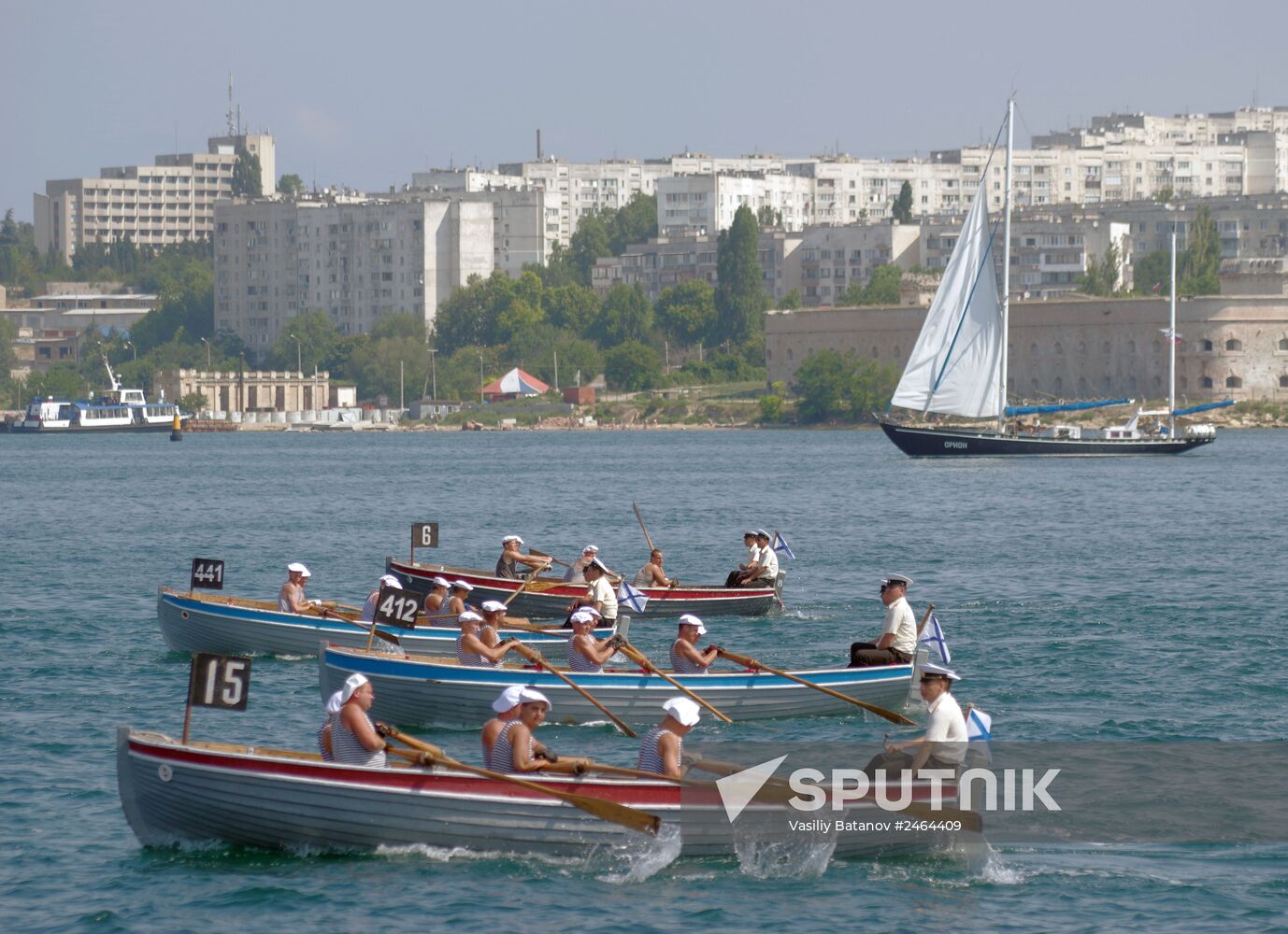 Navy Day parade rehearsed in Sevastopol