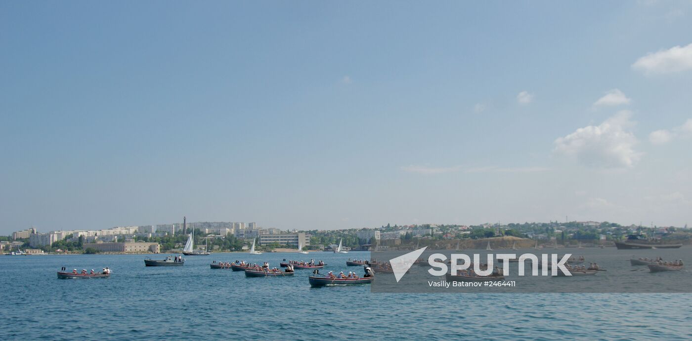 Navy Day parade rehearsed in Sevastopol