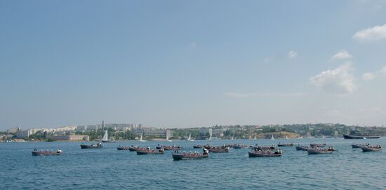 Navy Day parade rehearsed in Sevastopol