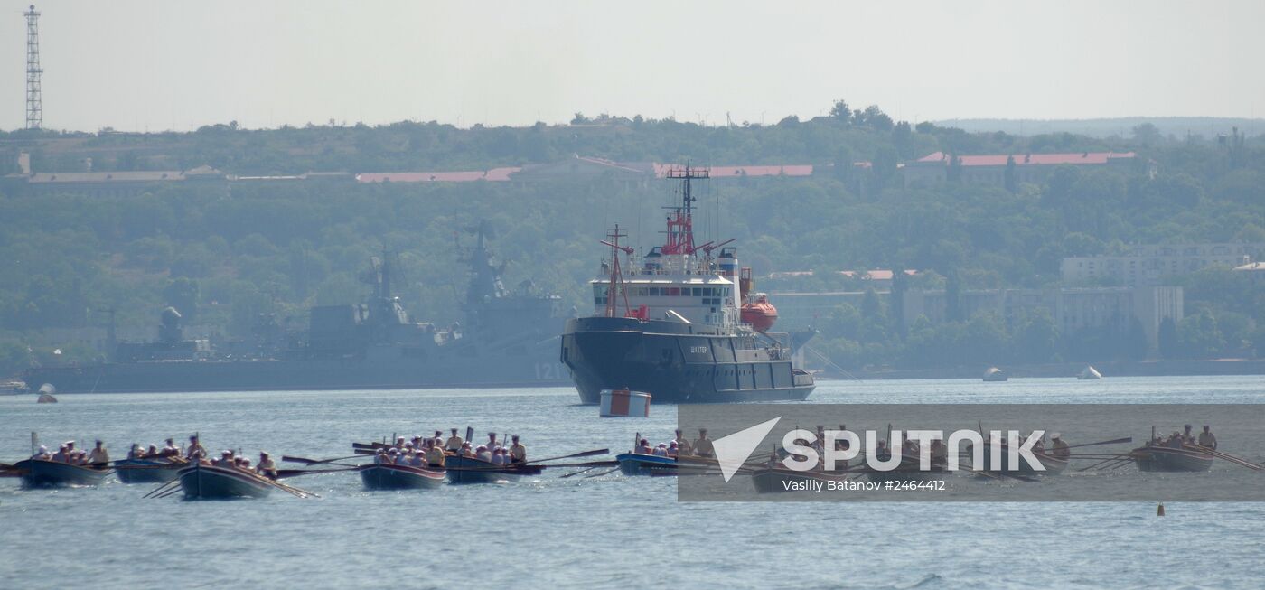 Navy Day parade rehearsed in Sevastopol