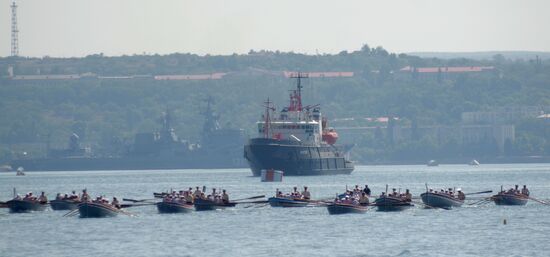 Navy Day parade rehearsed in Sevastopol